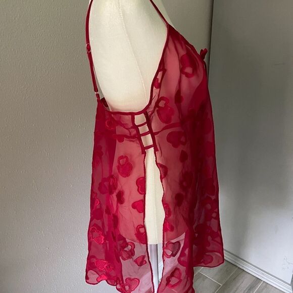 NWOT Secret Treasures Sexy Red Teddy - M - Picture 3 of 7